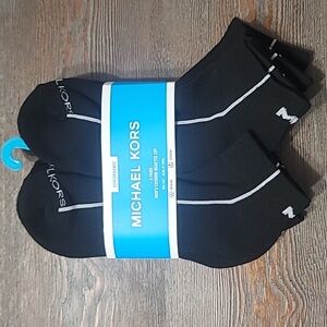 Michael Kors Men's Cusion Quarter Cut Socks 6 Pairs